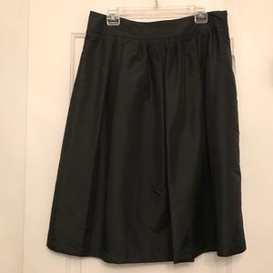 Black Flared Skirt with wide waist band. Size 14.